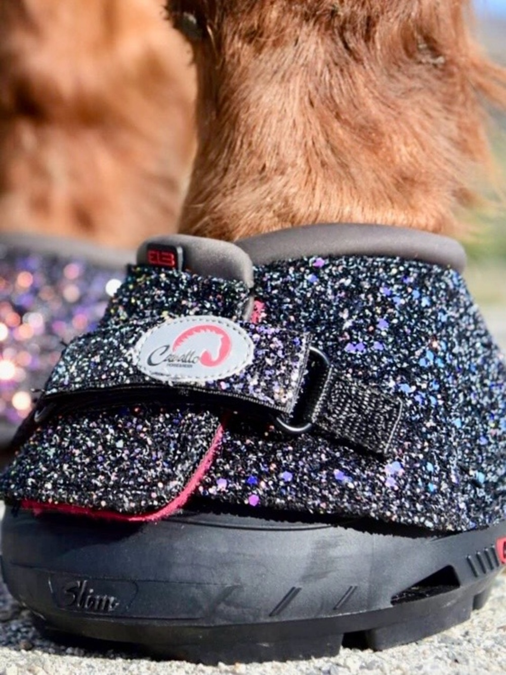 Cavallo Bling Horse Hoof boot
Size 5 slim
Price is for the pair - Picture 2 of 8